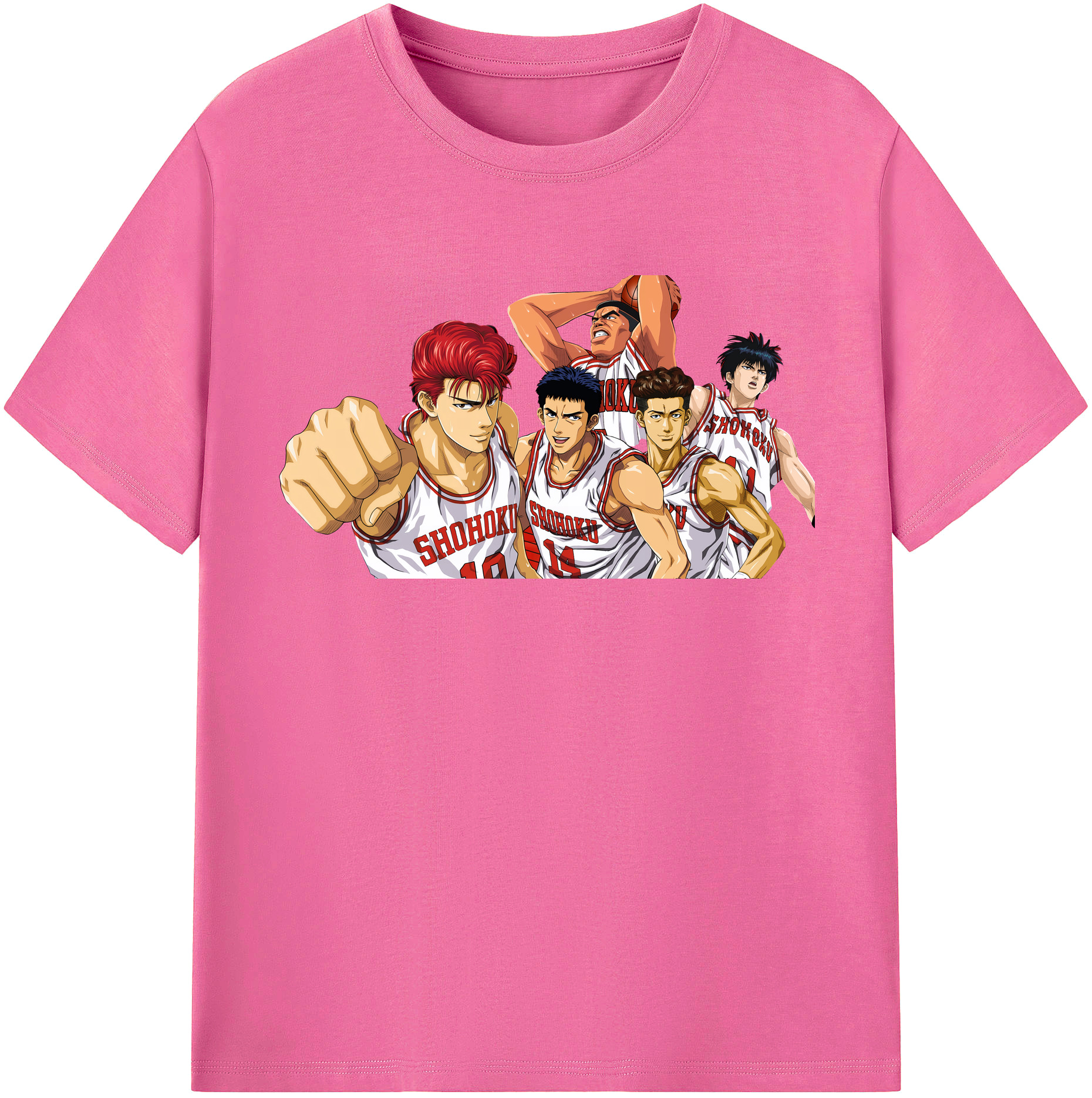 （画像用） SLAM DUNK／スラムダンク レディースカジュアルプリントTシャツ（綿100％）